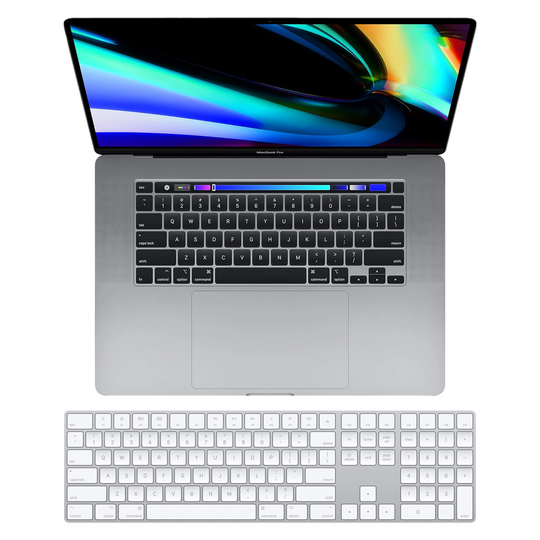 MacBook Pro 16-inch (2019) + Magic Keyboard 2