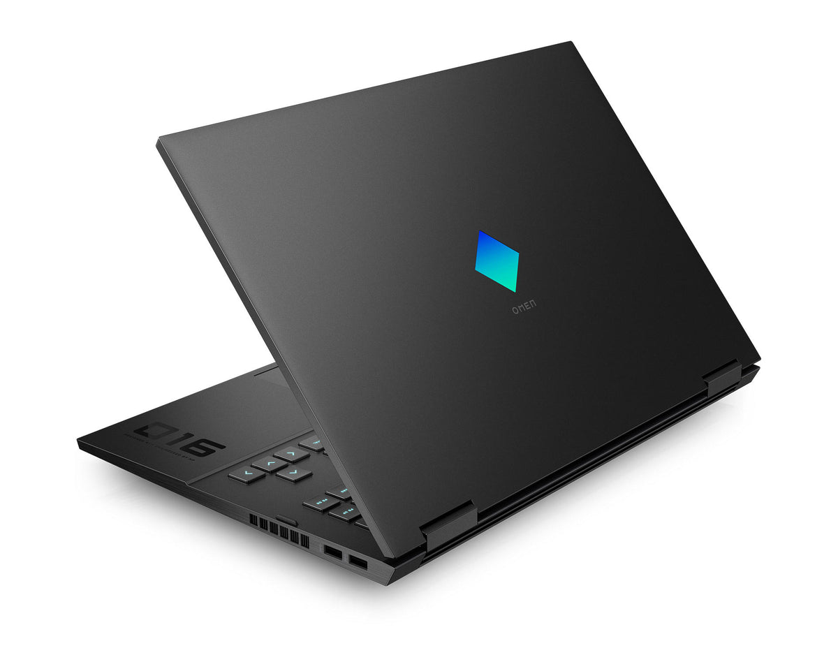 HP OMEN 16 i7-11800H — rear angle (model reference)